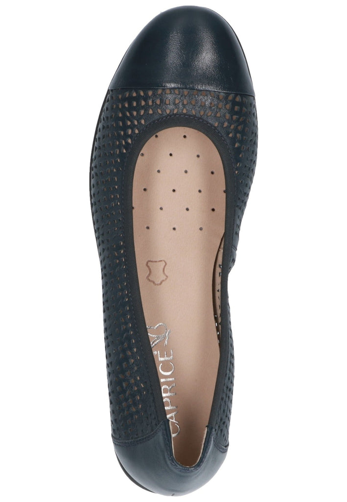 Caprice Ballerinas Nappaleder Ozean