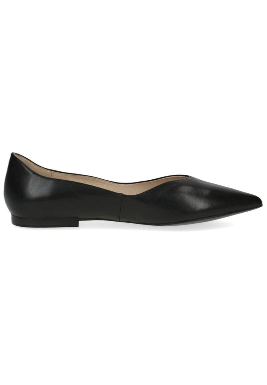 Caprice Ballerinas Nappaleder Schwarz