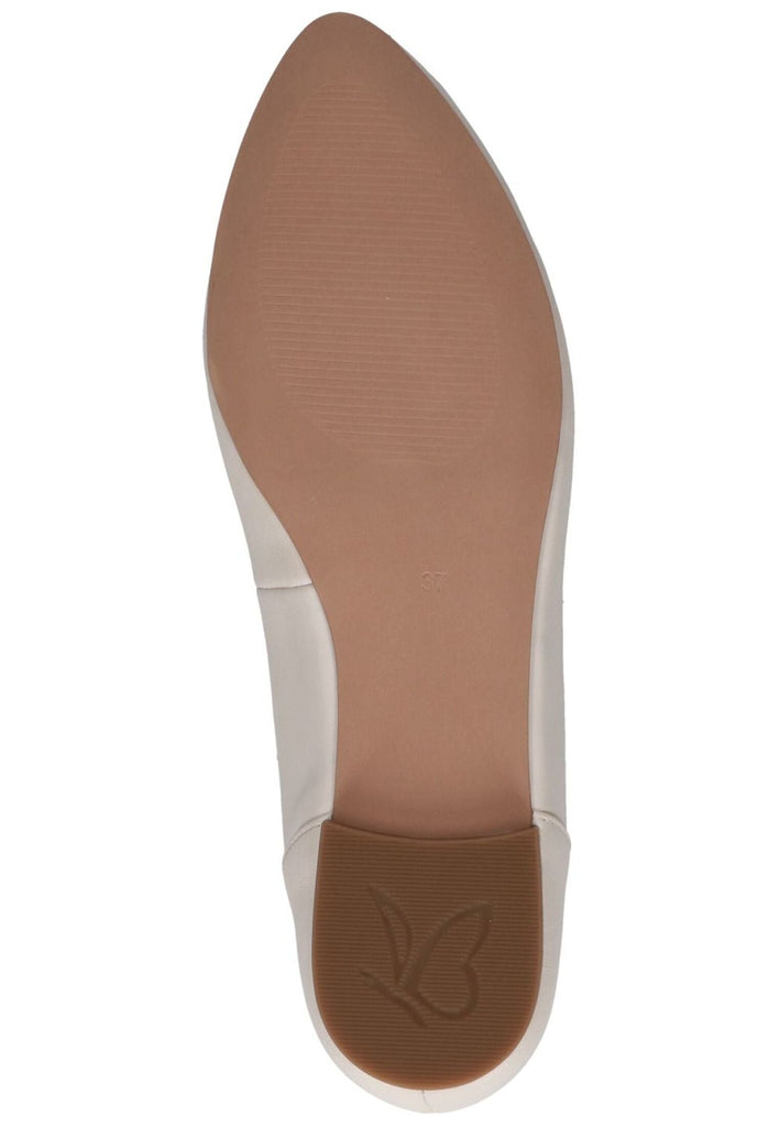 Caprice Ballerinas Nappaleder Weiß