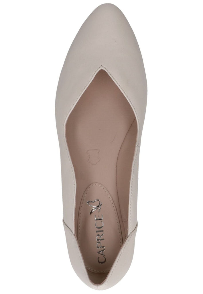 Caprice Ballerinas Nappaleder Weiß
