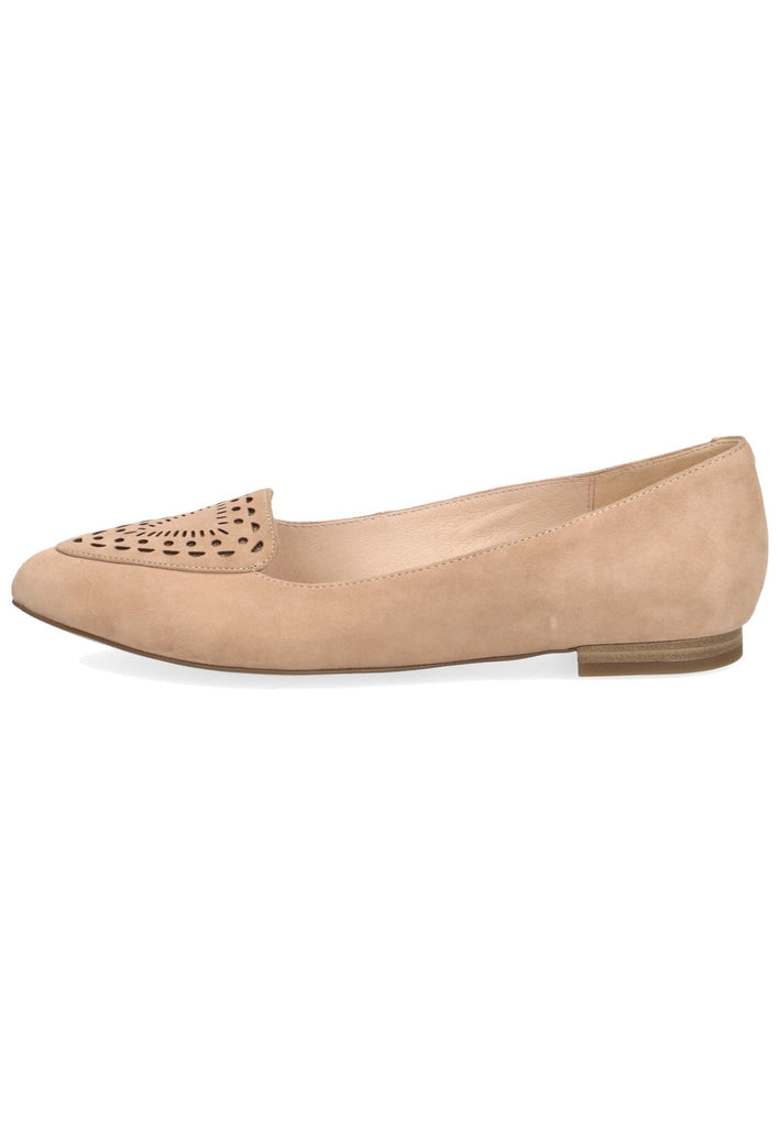 Caprice Ballerinas Veloursleder Desert