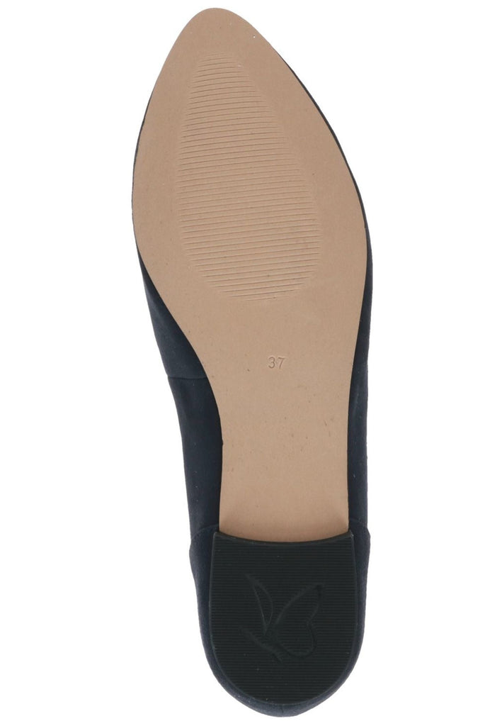 Caprice Ballerinas Veloursleder Ocean