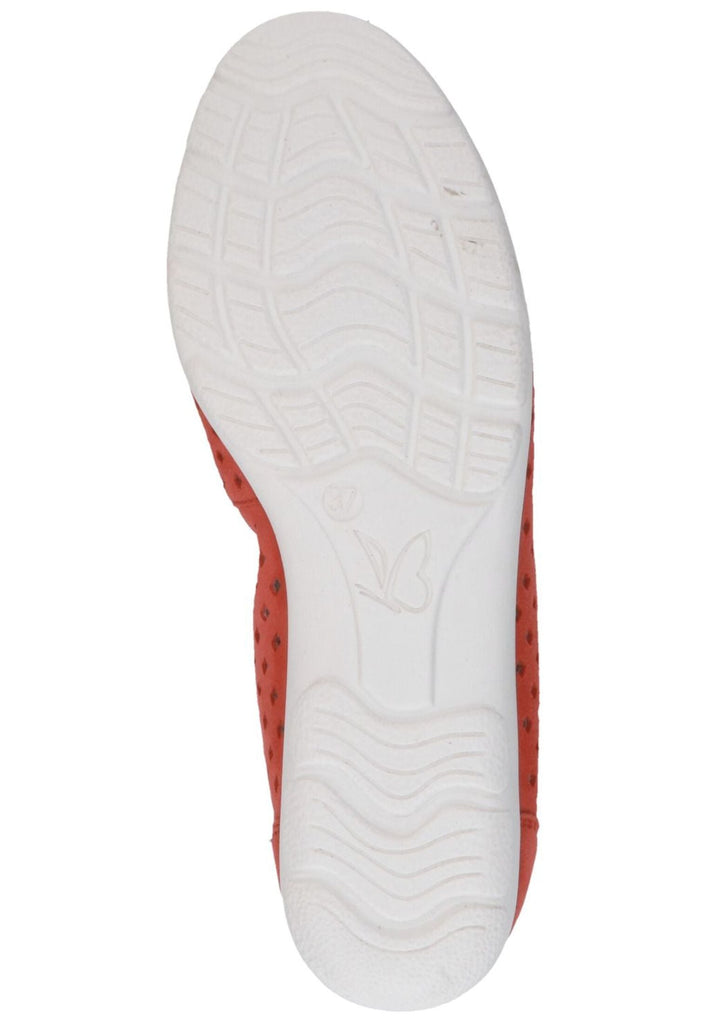 Caprice Ballerinas Veloursleder Orange