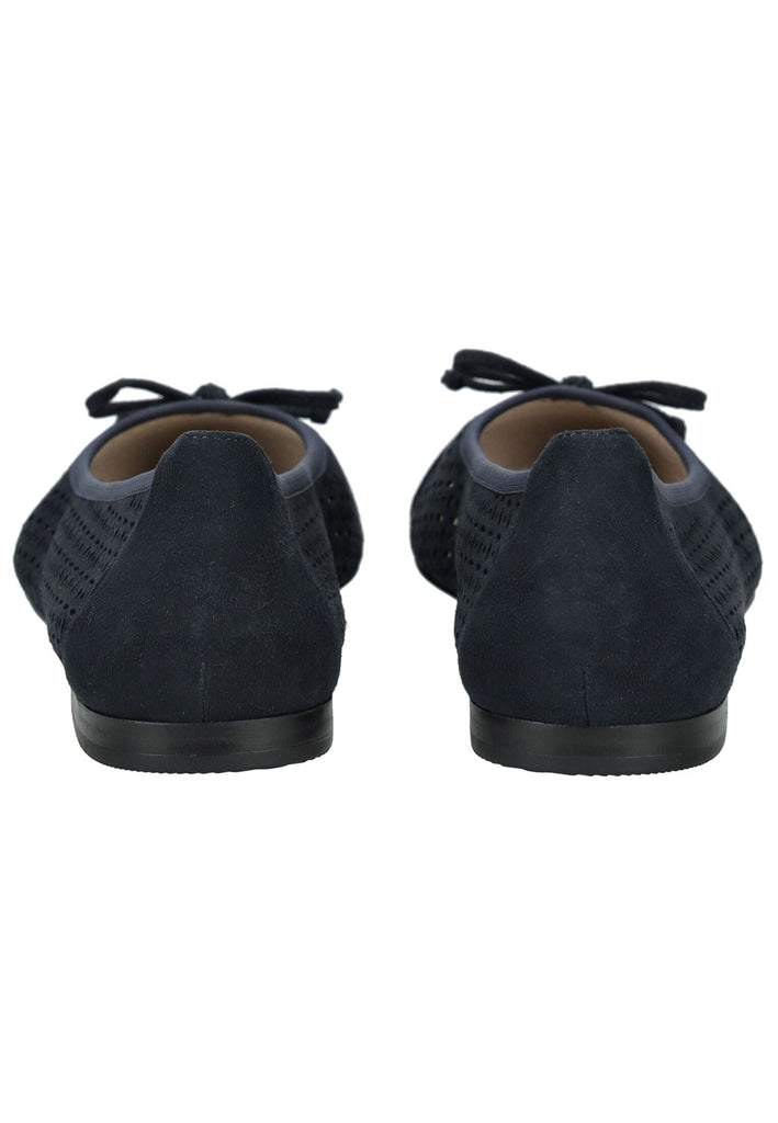 Caprice Ballerinas Veloursleder Ozean