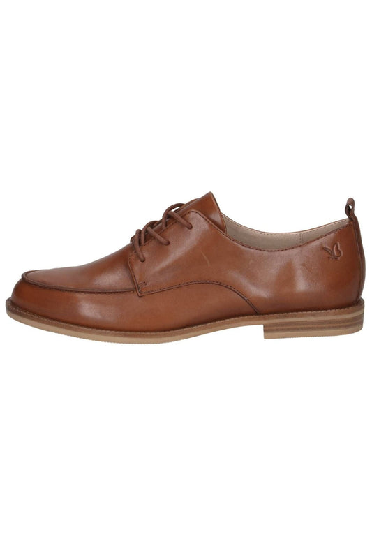 Caprice Halbschuhe Nappaleder Cognac
