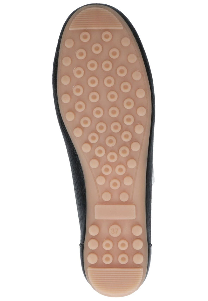 Caprice Mokassin Leder Schwarz