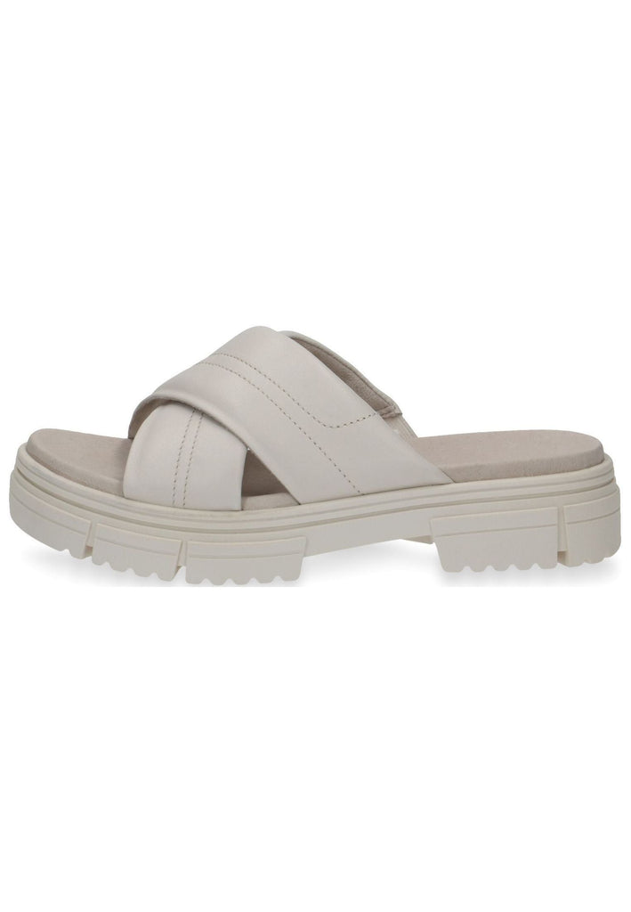 Pantoletten Caprice Pantoletten Leder Weiß