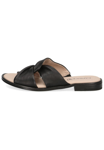 Pantoletten Caprice Pantoletten Nappaleder Schwarz