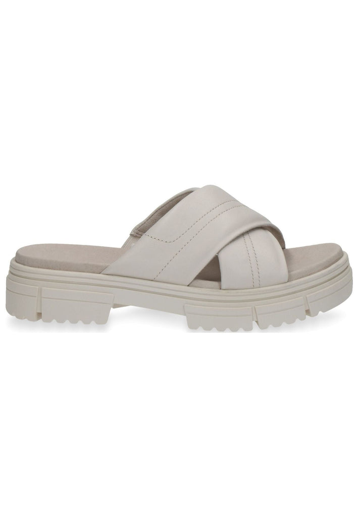 Caprice Pantoletten Leder Weiß