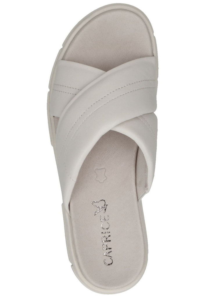 Caprice Pantoletten Leder Weiß