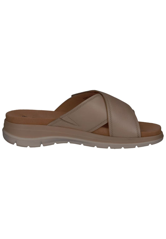 Caprice Pantoletten Nappaleder Beige