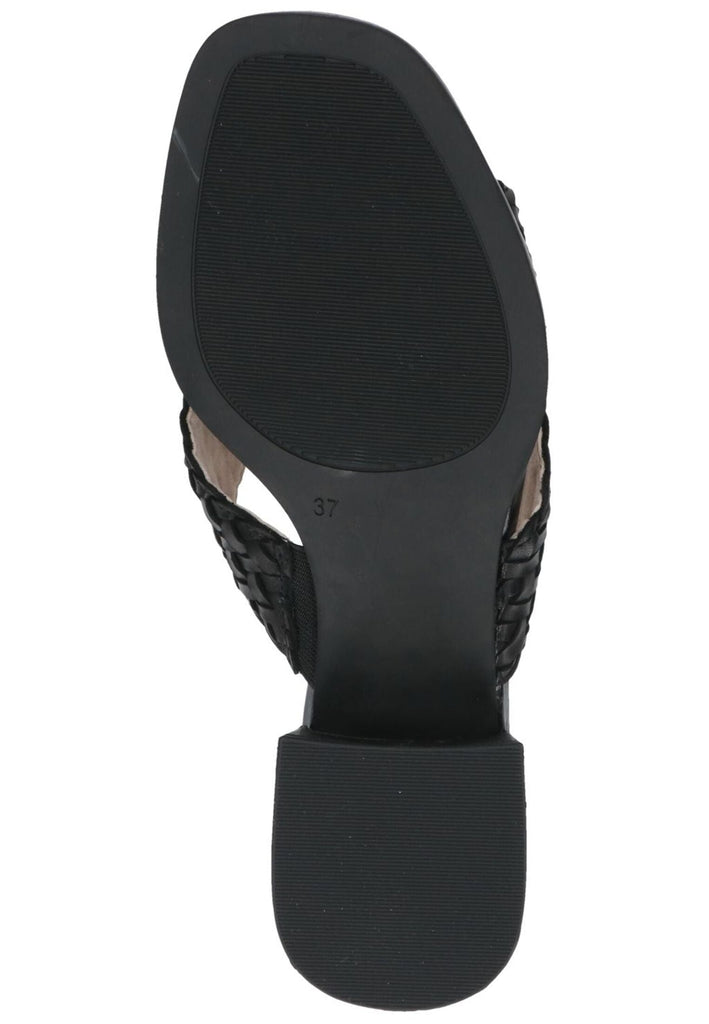 Caprice Pantoletten Nappaleder Schwarz