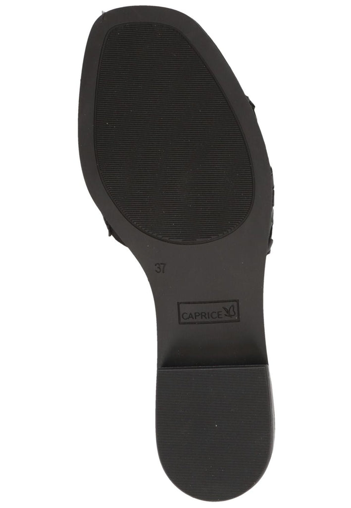 Caprice Pantoletten Nappaleder Schwarz