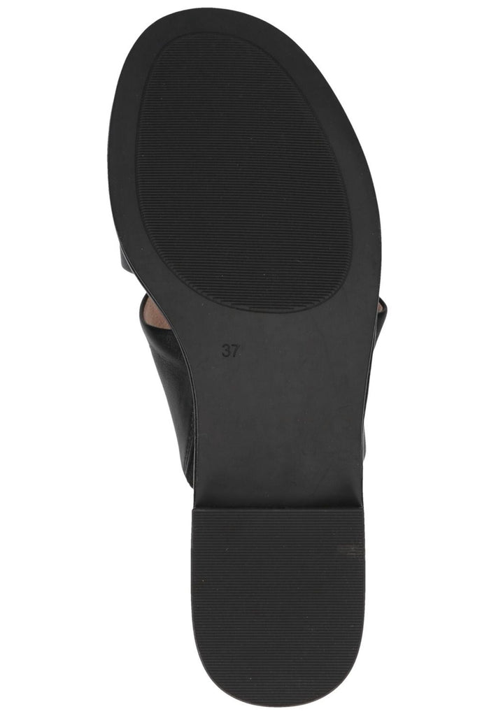 Caprice Pantoletten Nappaleder Schwarz