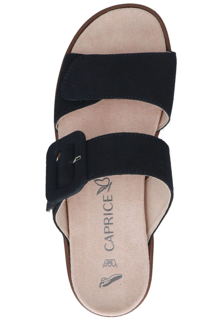 Caprice Pantoletten Veloursleder Ozean