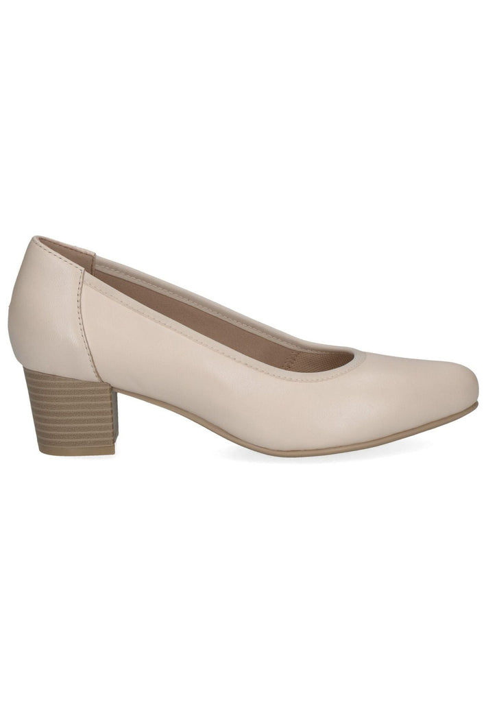 Caprice Pumps Leder Cream