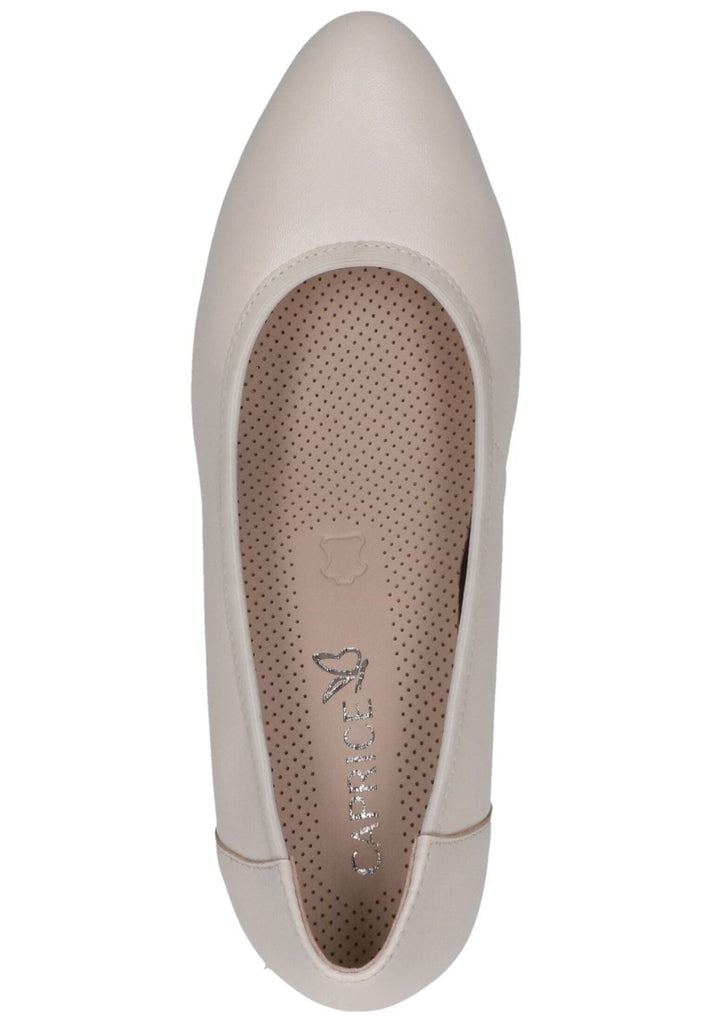 Caprice Pumps Leder Cream