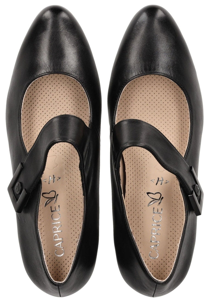 Caprice Pumps Leder Schwarz