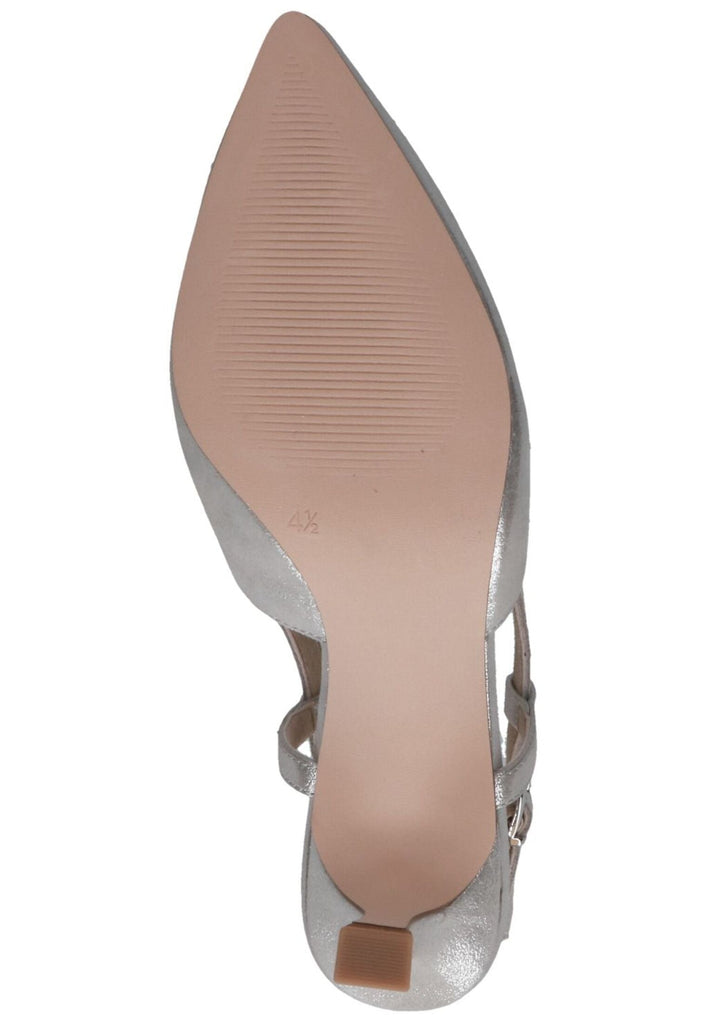 Caprice Pumps Leder Silber