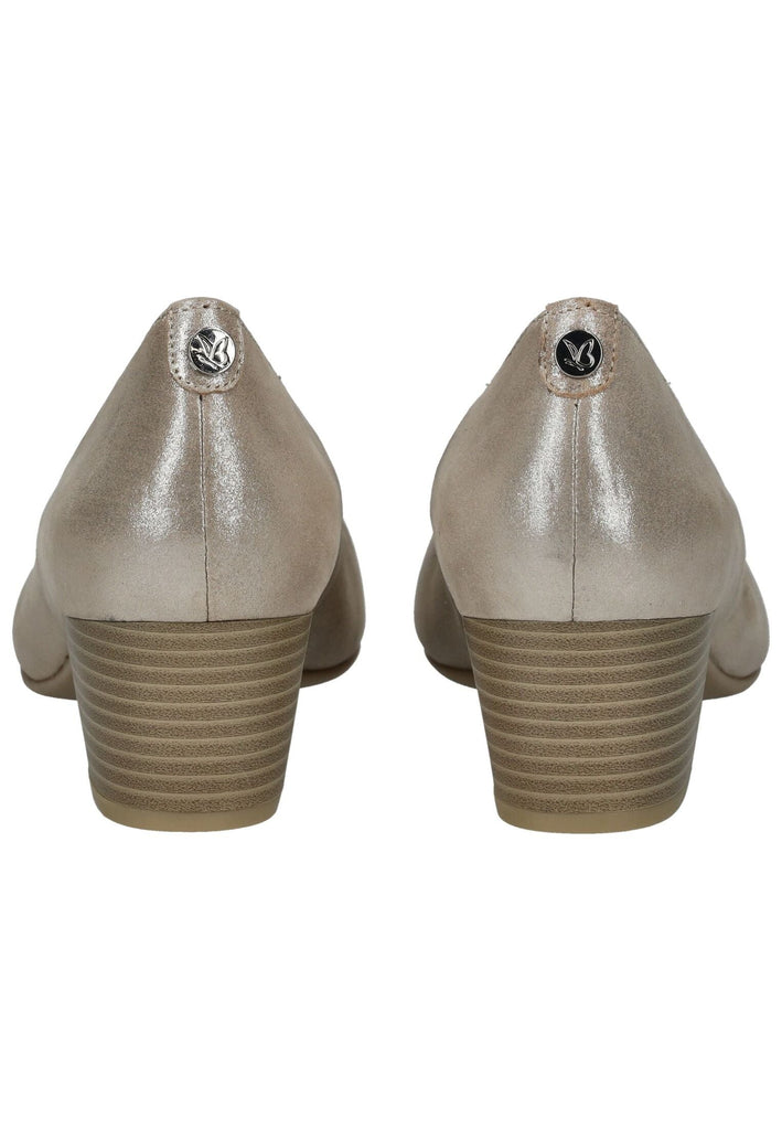 Caprice Pumps Leder Taupe