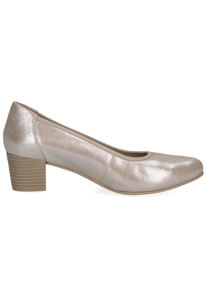 Caprice Pumps Leder Taupe