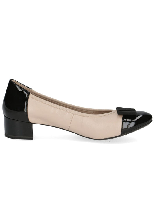 Caprice Pumps Leder/Textil Beige