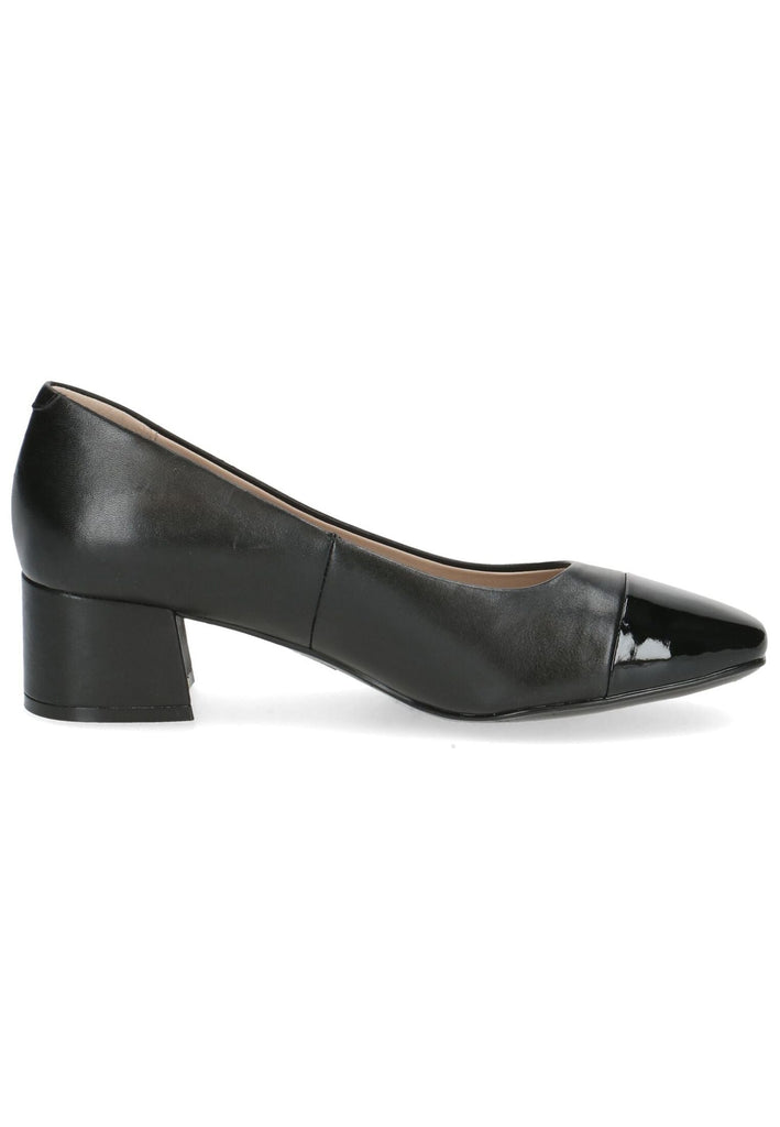 Caprice Pumps Leder/Textil Schwarz
