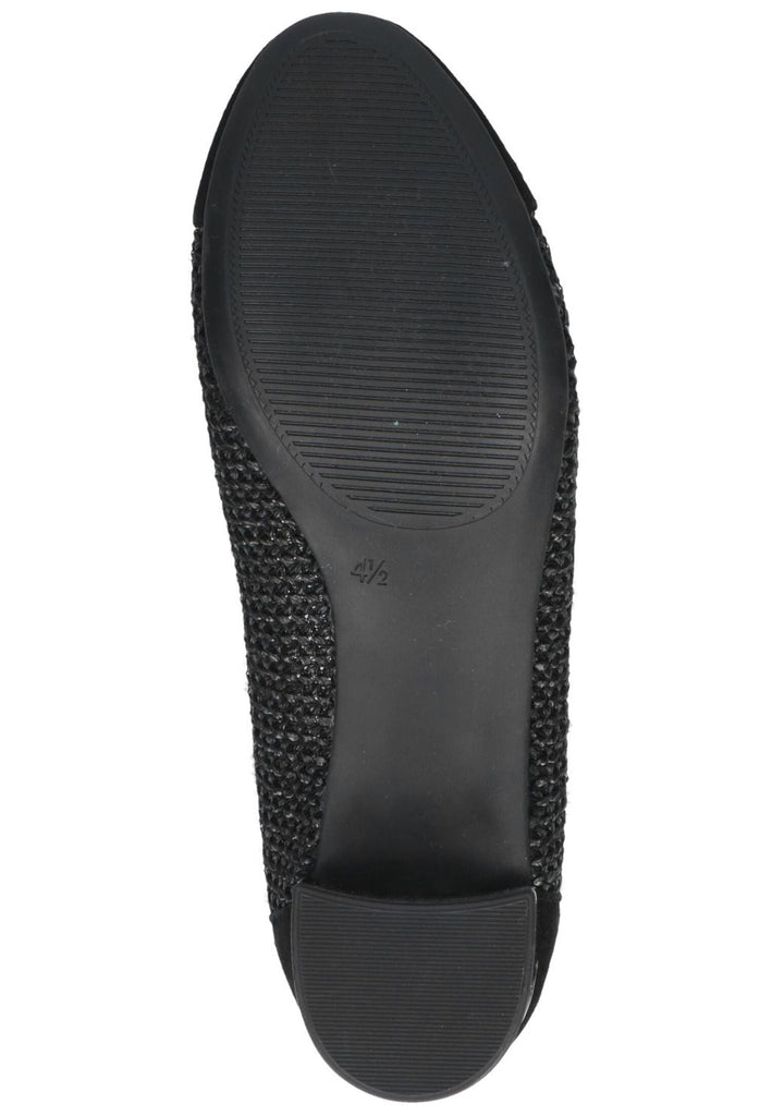 Caprice Pumps Leder/Textil Schwarz