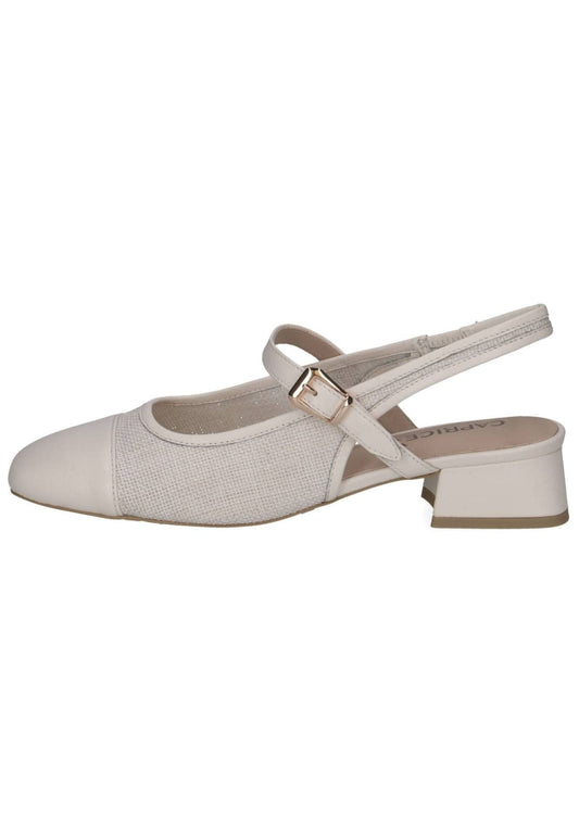 Caprice Pumps Leder/Textil Vanilla