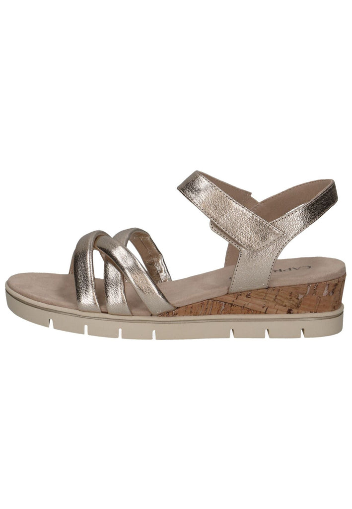 Sandalen Caprice Sandalen Leder Platin