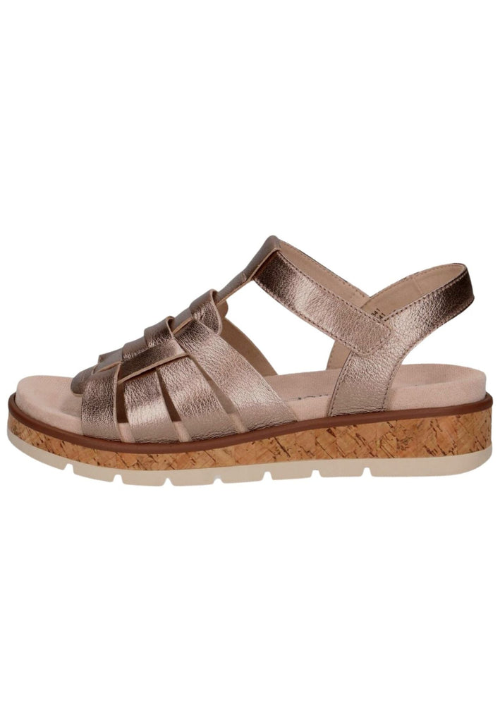 Sandalen Caprice Sandalen Leder Taupe