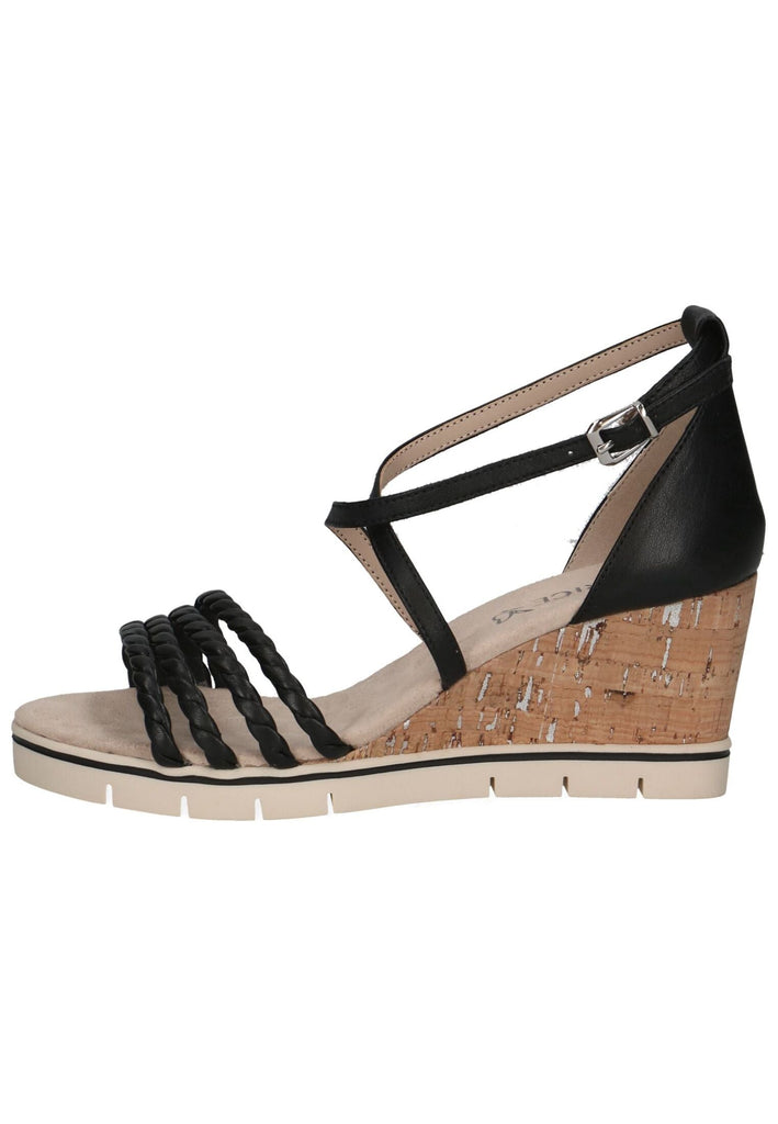 Sandalen Caprice Sandalen Nappaleder Schwarz