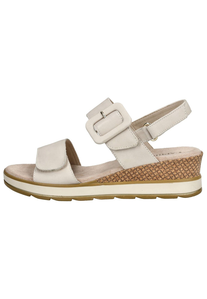 Sandalen Caprice Sandalen Nubukleder Weiß
