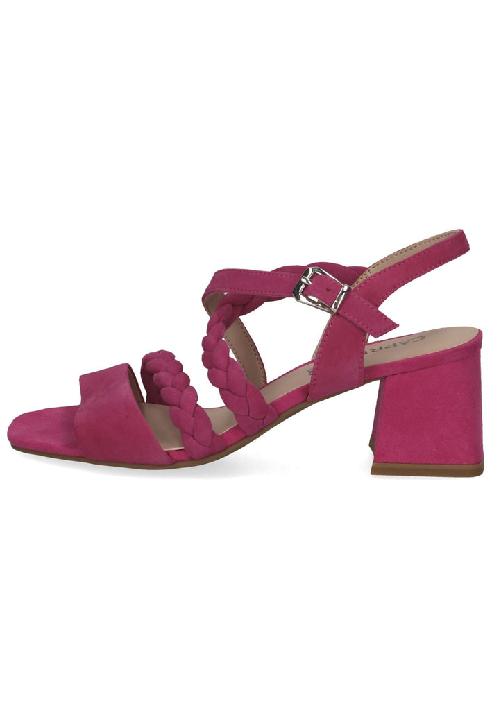 Sandalen Caprice Sandalen Veloursleder Fuchsia