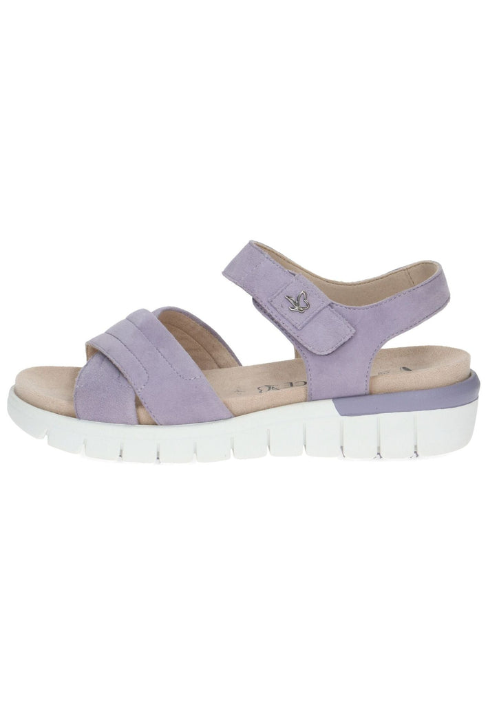 Sandalen Caprice Sandalen Veloursleder Lavendel