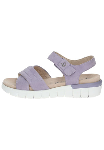 Sandalen Caprice Sandalen Veloursleder Lavendel