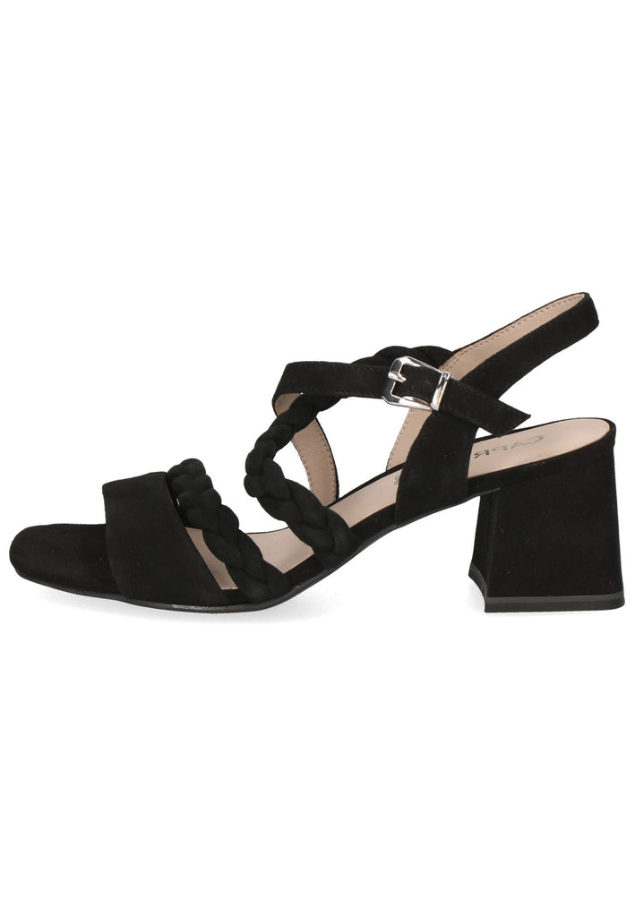 Sandalen Caprice Sandalen Veloursleder Schwarz