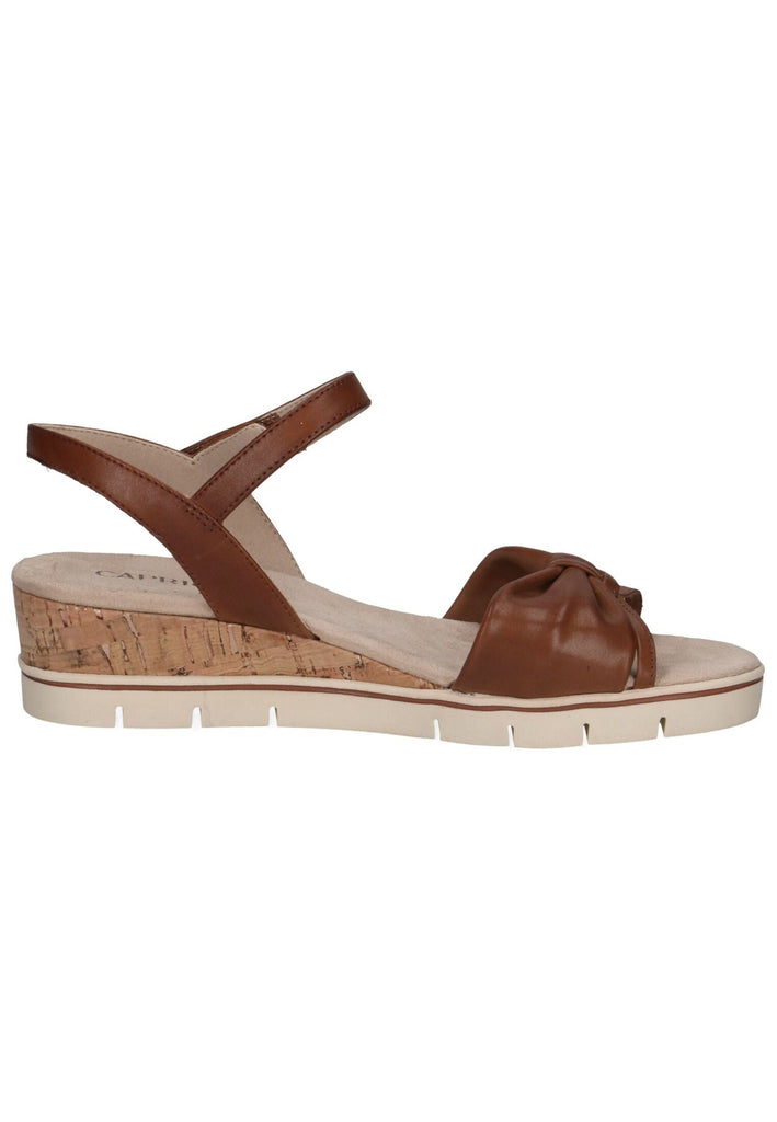 Caprice Sandalen Leder Cognac