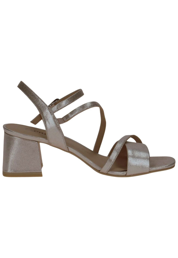 Caprice Sandalen Leder/Fell Taupe