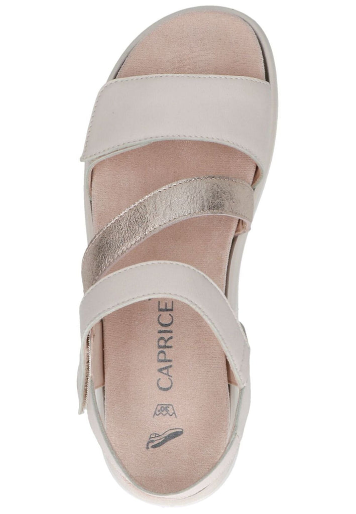 Caprice Sandalen Leder Offwhite