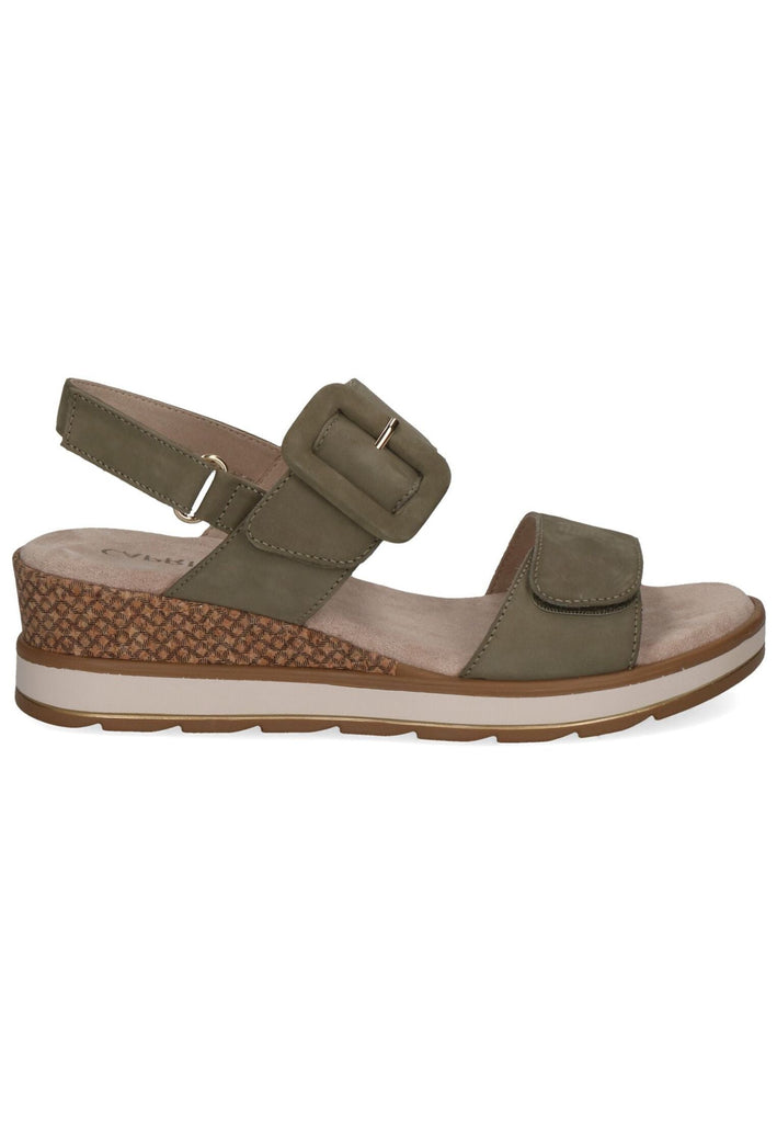 Caprice Sandalen Leder Olive