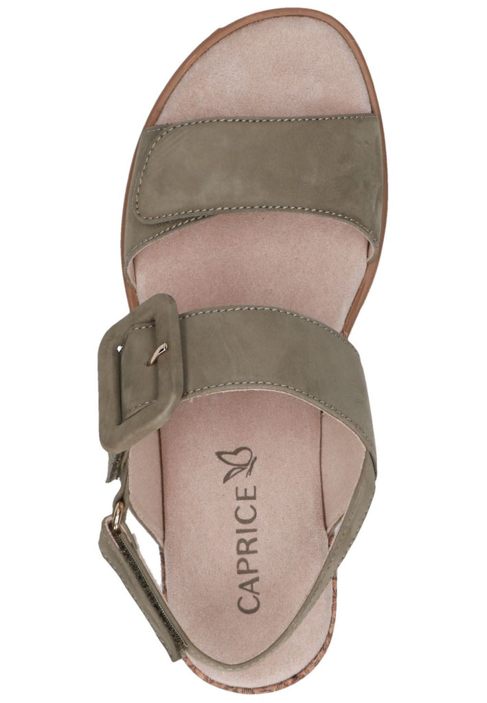 Caprice Sandalen Leder Olive