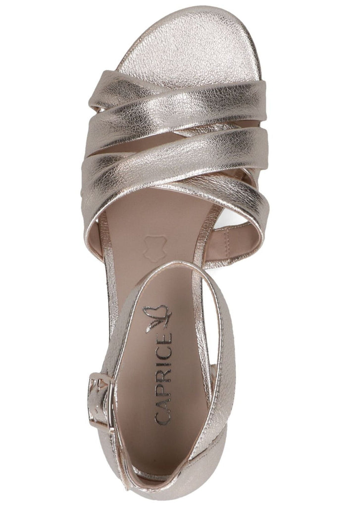 Caprice Sandalen Leder Platin
