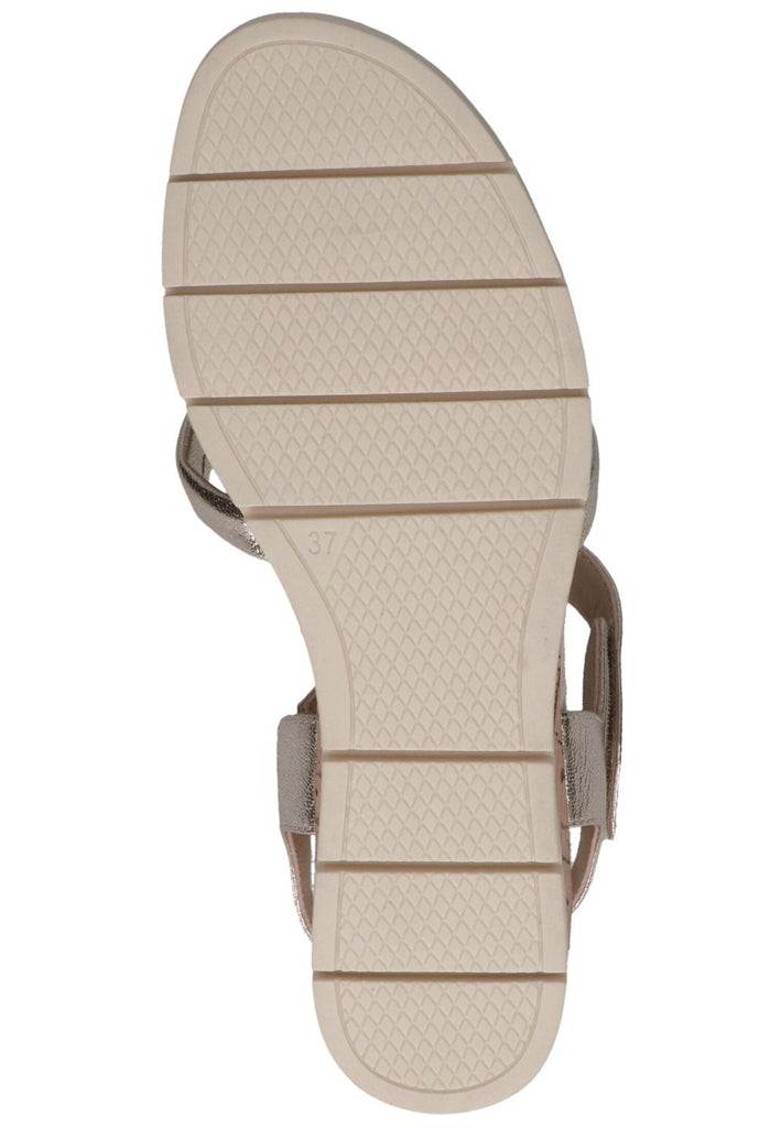 Caprice Sandalen Leder Platin