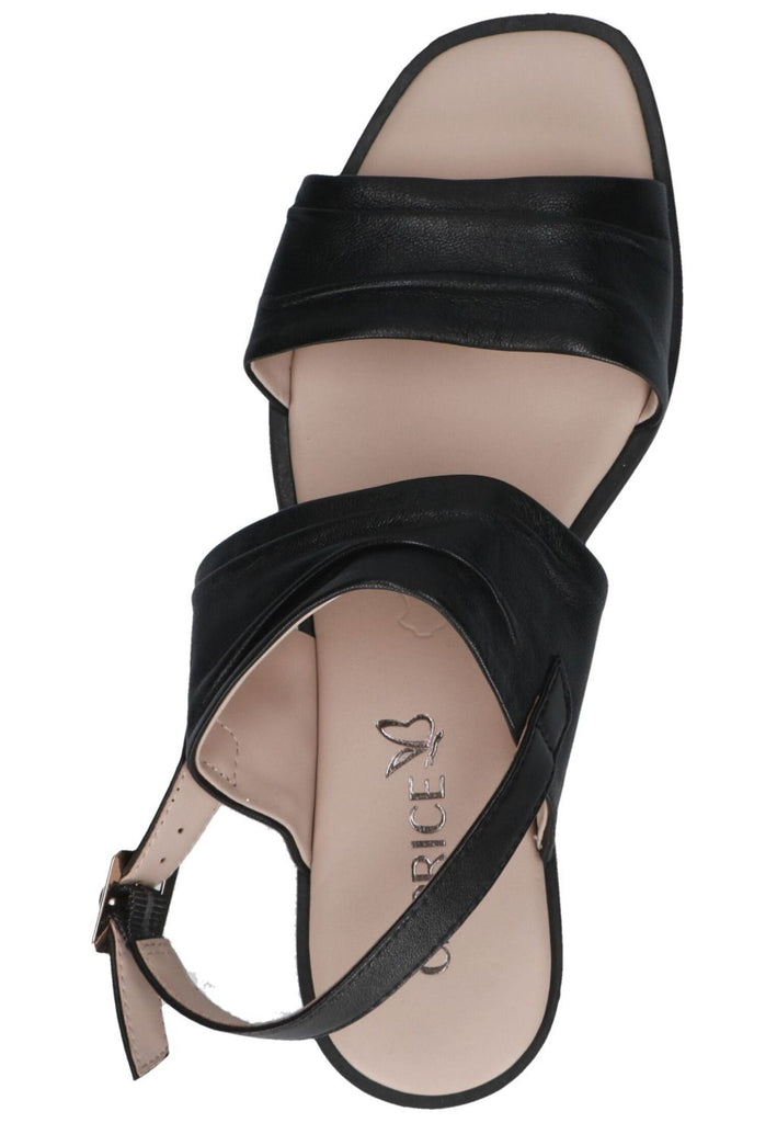 Caprice Sandalen Leder Schwarz
