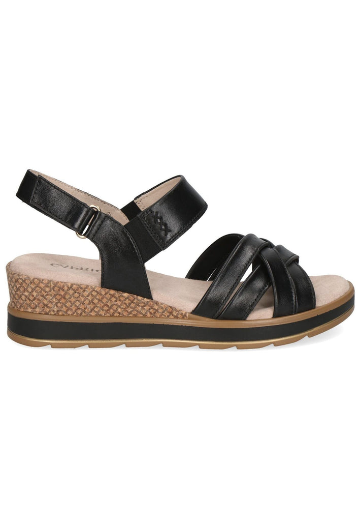 Caprice Sandalen Leder Schwarz