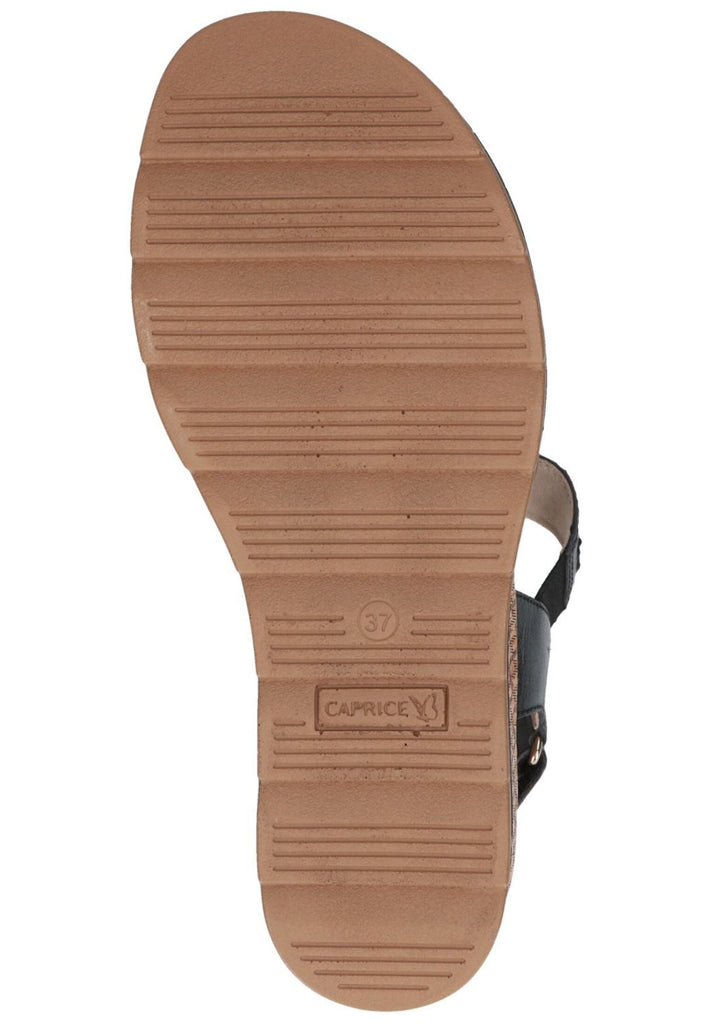 Caprice Sandalen Leder Schwarz