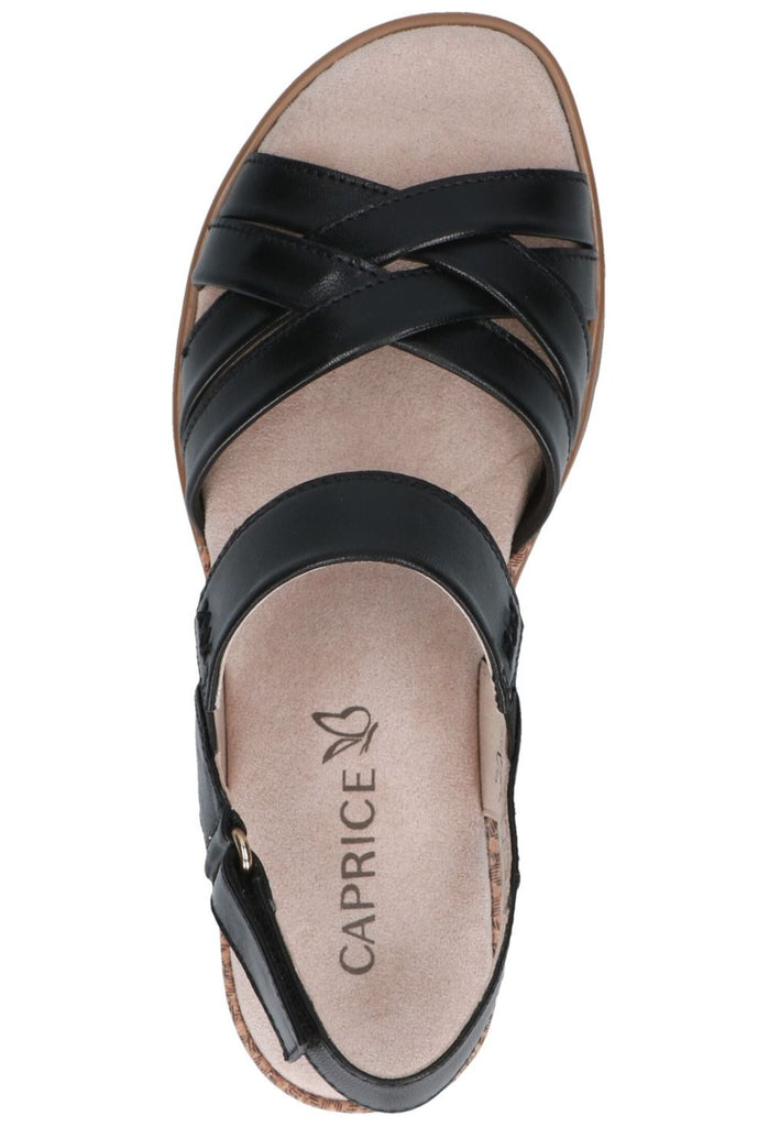 Caprice Sandalen Leder Schwarz