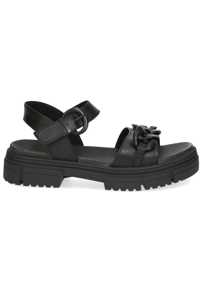 Caprice Sandalen Leder Schwarz