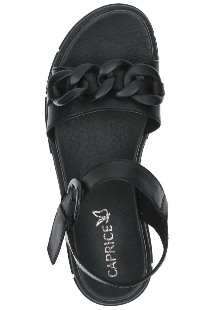 Caprice Sandalen Leder Schwarz